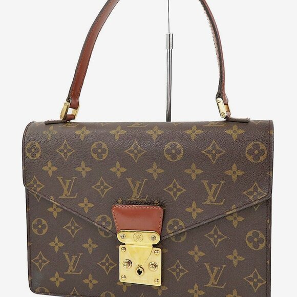 Authentic LOUIS VUITTON Concorde Monogram Business Case Hand Bag - Picture 1 of 6